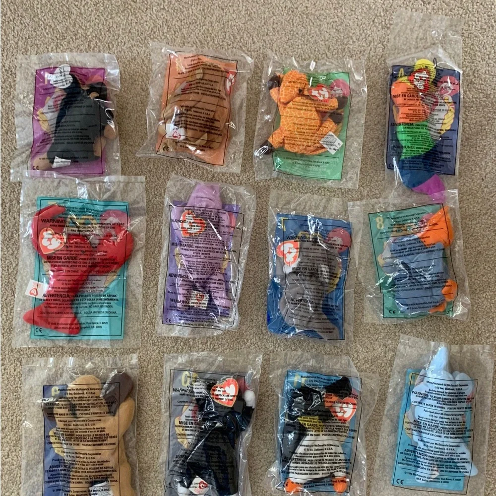 McDonald’s Ty Teenie Beanie Babies 1998 - Picture 2 of 3